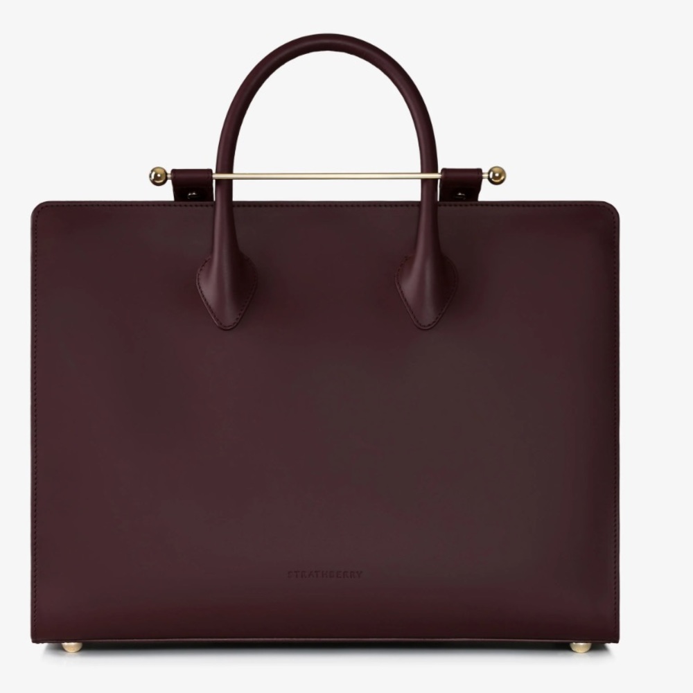 Strathberry large Burgundy Tote - NWOT